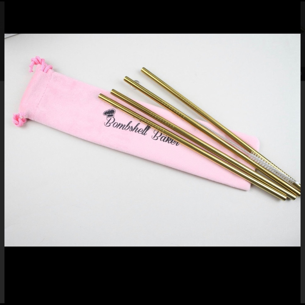 STAINLESS STEEL STRAW SET